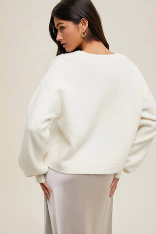 Wishlist - Long Sleeved Bow Sweater