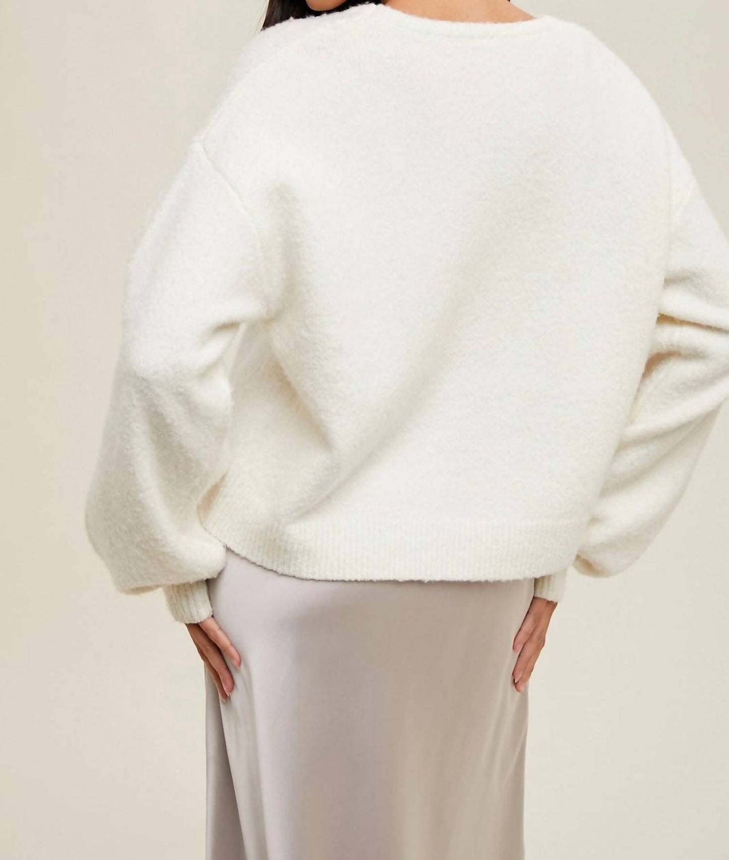 Wishlist - Long Sleeved Bow Sweater
