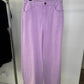 Entro - High Rise Button Front Wide Leg Jeans