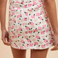 Anniewear - The Floral Denim Mini Skirt