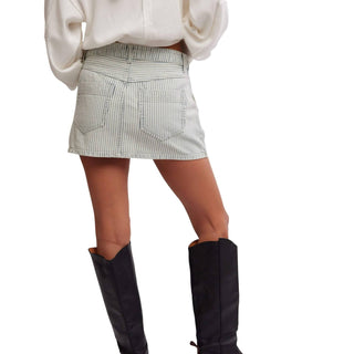 Free People - Wynne Railroad Mini Skirt