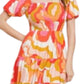 Tcec - Adriana Abstract Print Multi Midi Dress
