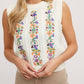 Bluivy - Storybook Garden Sleeveless Sweater Top