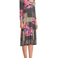 Johnny Was - ZANDA 3/4 SLEEVE TIERED TEA LENGTH DRESS