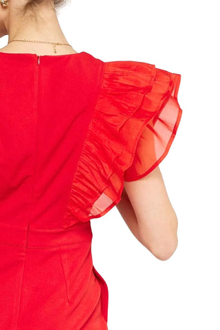 Entro - Ruby Ruffle Sleeves Romper