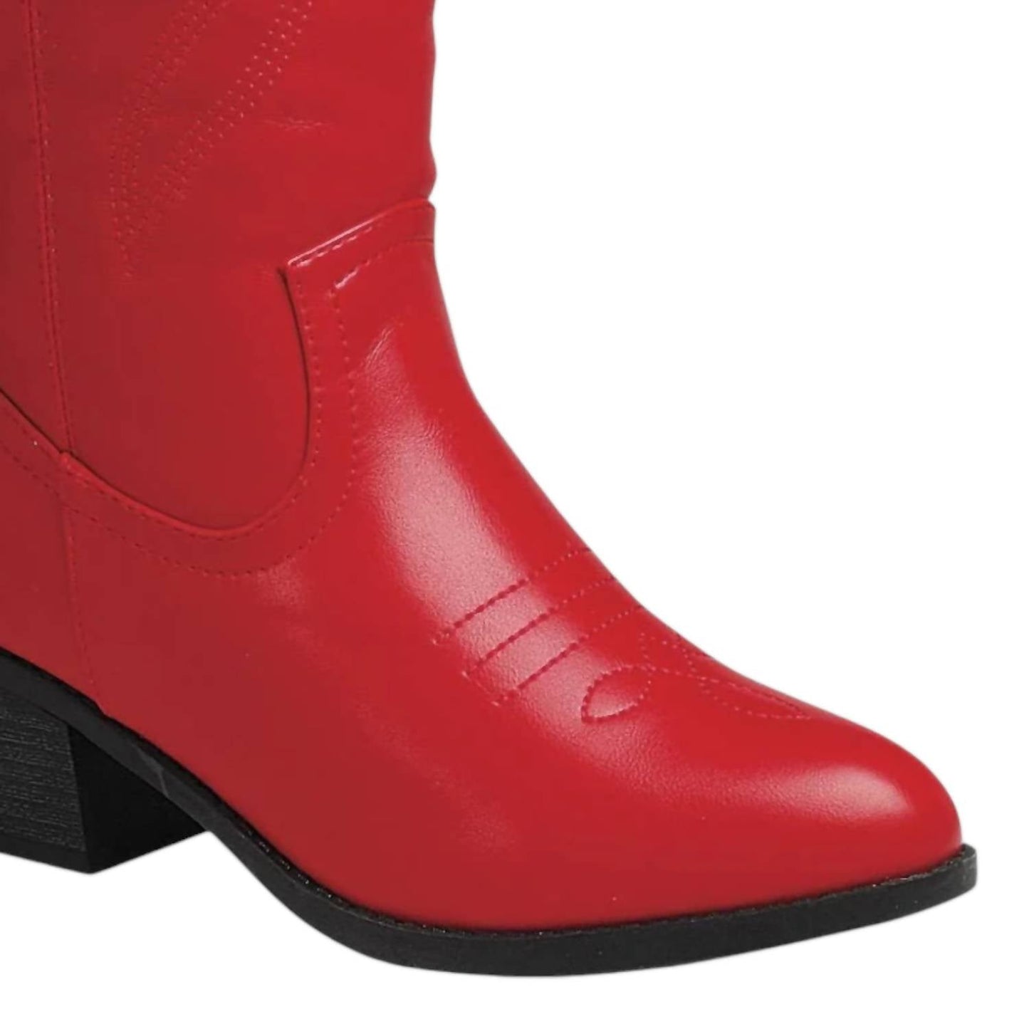 Stella Shoes - Western Cowgirl Red Boots