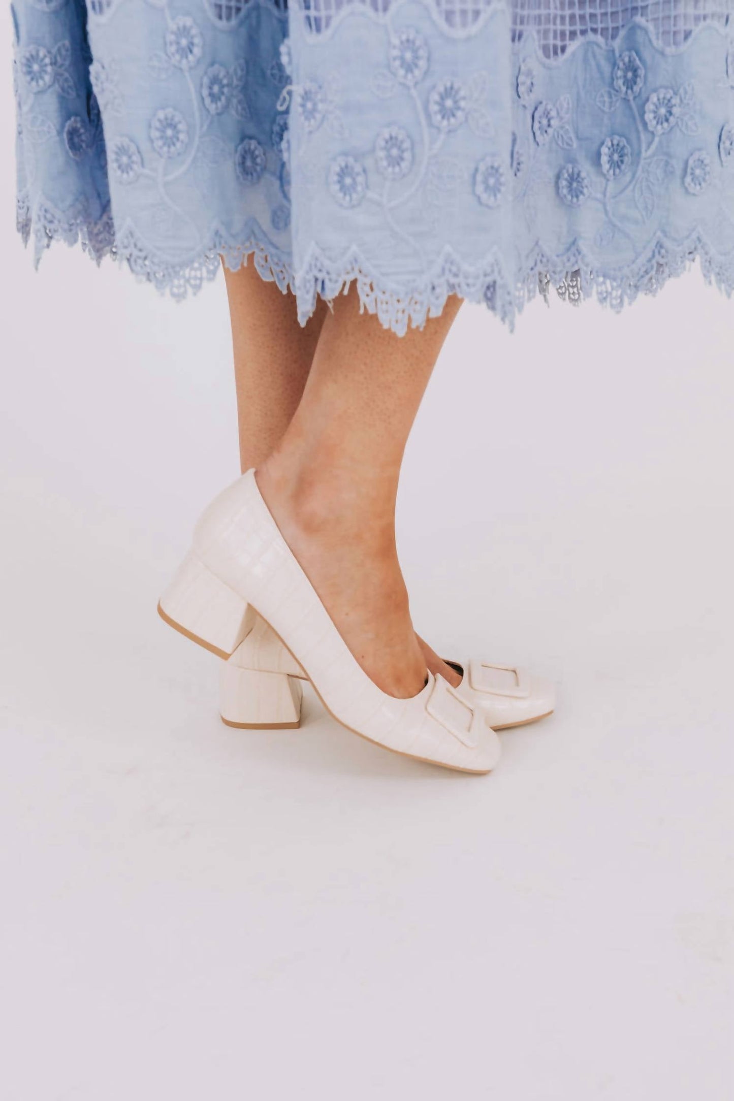 Chinese Laundry - Big Ben Croco Heel Shoes