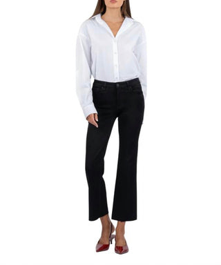 Kut From The Kloth - KELSEY ANKLE FLARE-INSET LEG JEANS