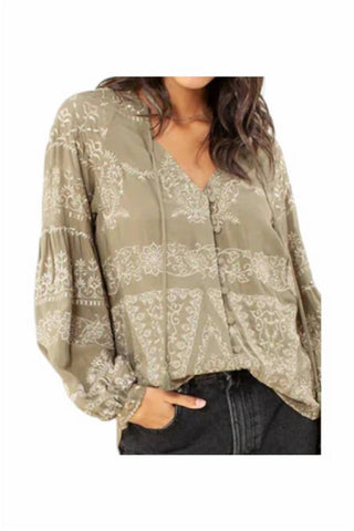 Hale Bob - Panthea Embroidered Top