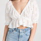 Free People - Gardenia Flutter Top