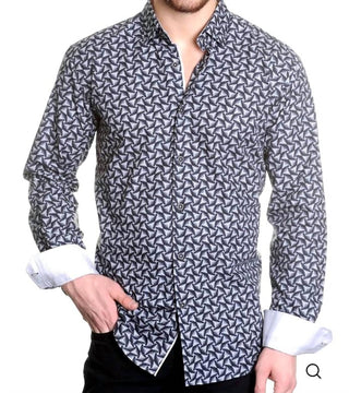 Mizumi Couture - Geometric Print Shirt