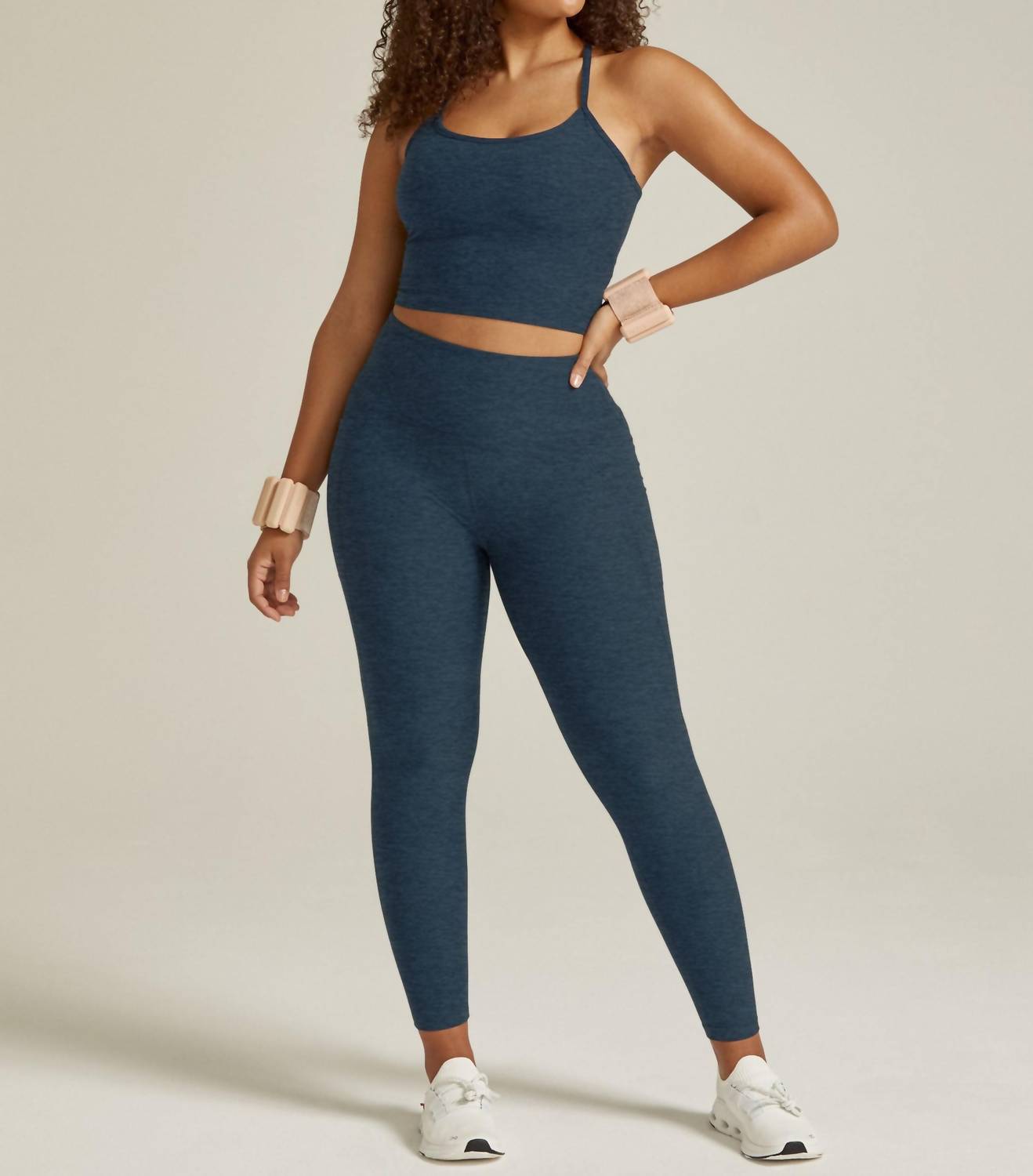 Beyond Yoga - Spacedye Slim Racerback Cropped Tank Top