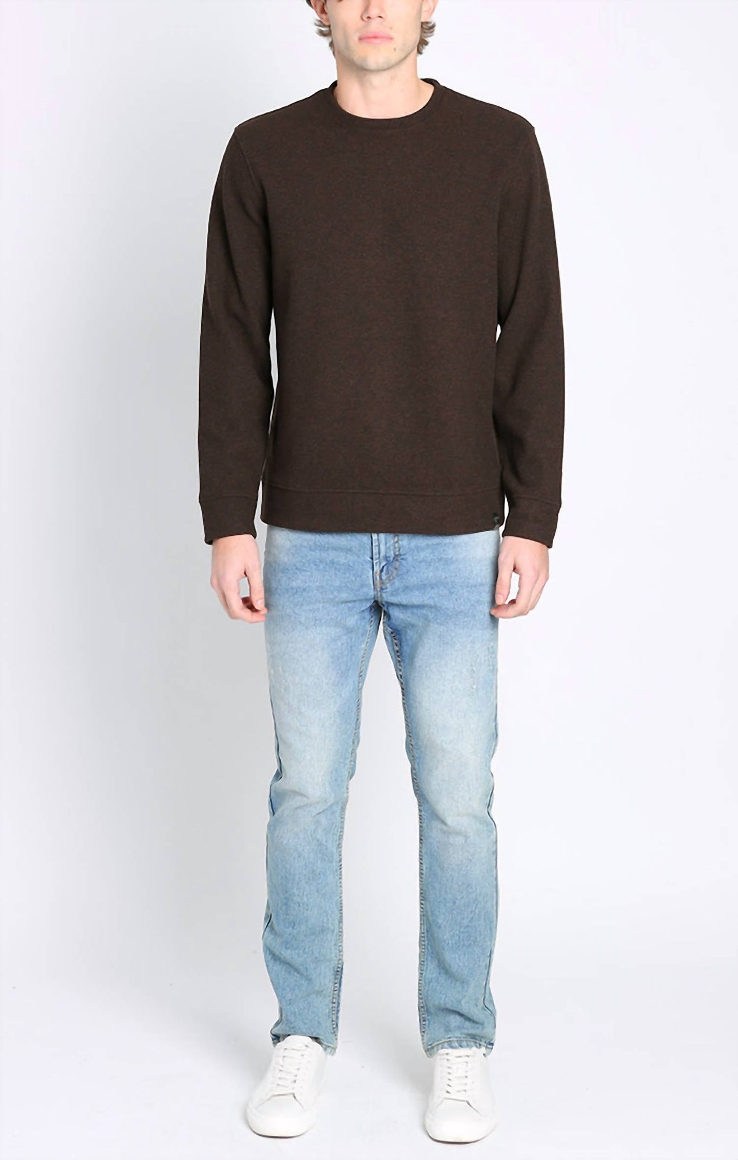 Jachs New York - Wool Blend Soft Long Sleeve Crewneck Sweater