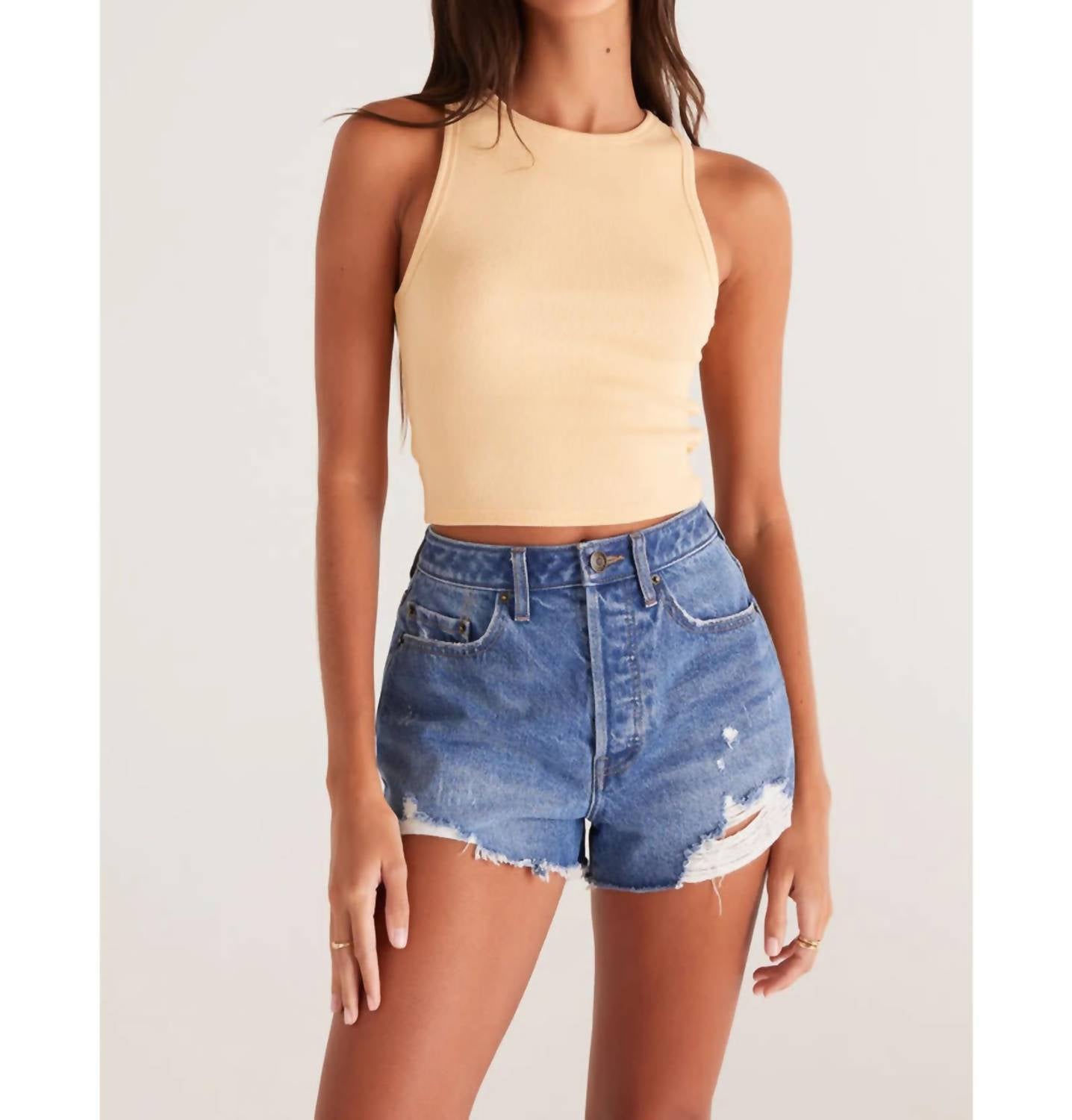 Z Supply - Hannah Cropped Rib Tank