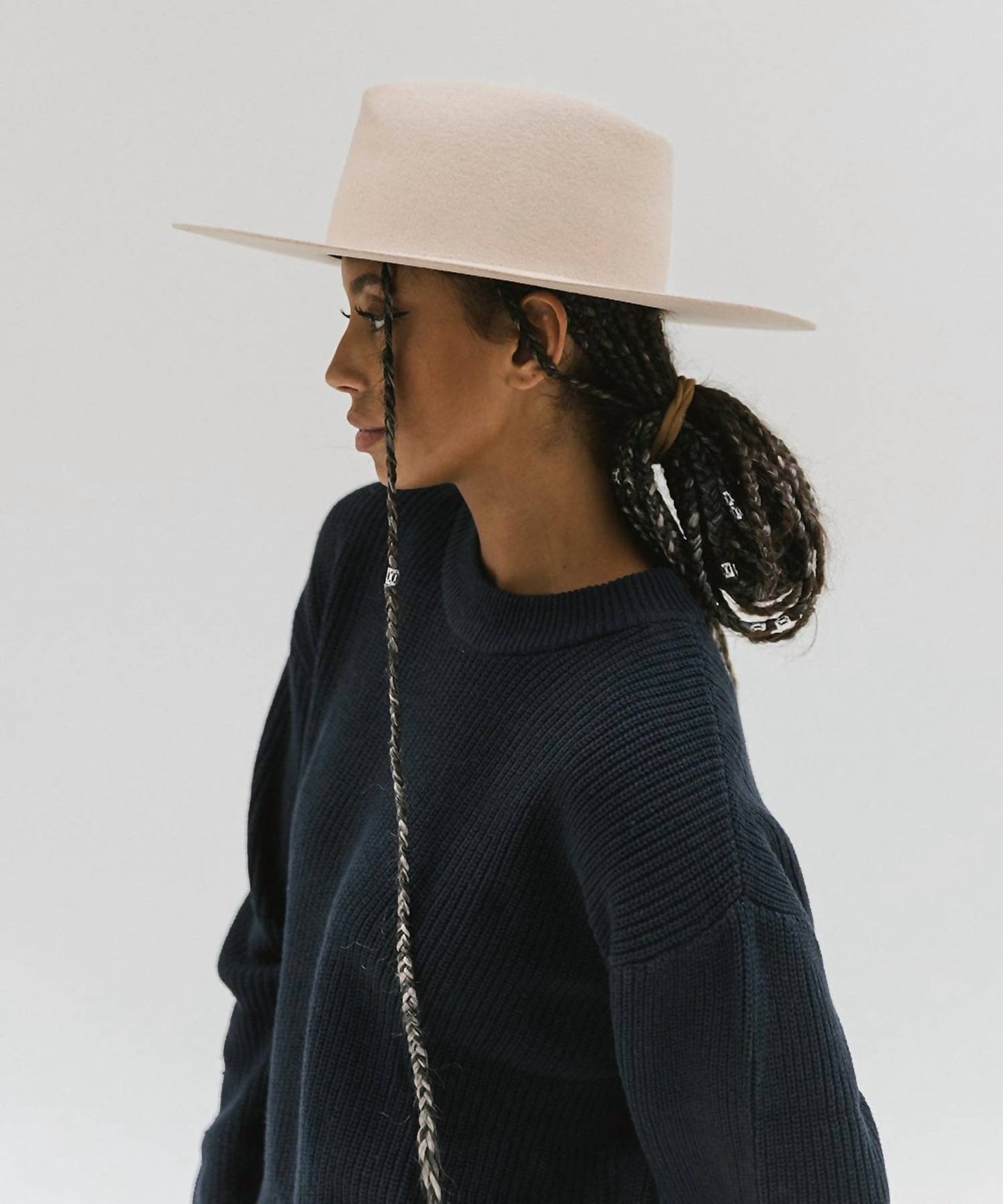 Gigi Pip - Women's Dakota Triangle Crown Wide Brim Hat