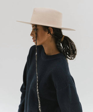 Gigi Pip - Women's Dakota Triangle Crown Wide Brim Hat