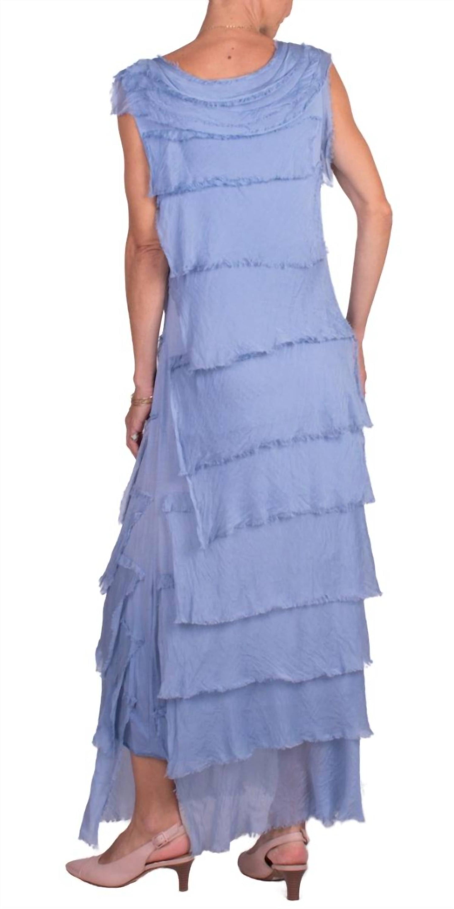 Gigi Moda - Siena Long Ruffle Dress