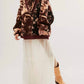 Free People - Rosie Printed Sherpa Jacket