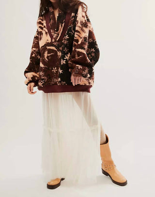 Free People - Rosie Printed Sherpa Jacket