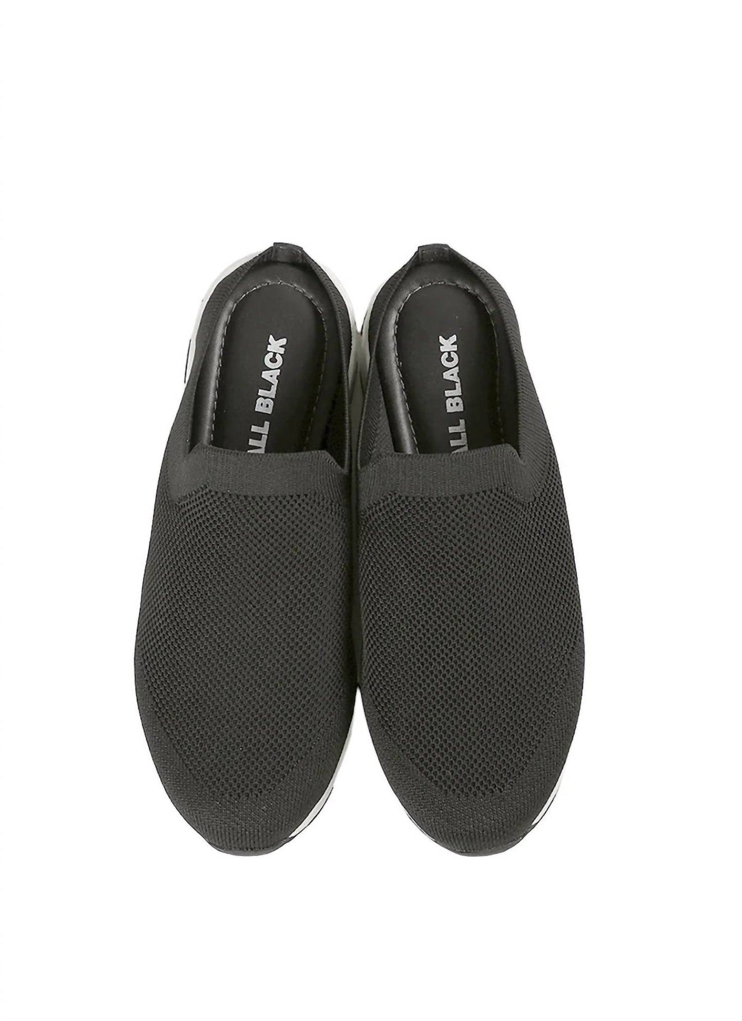 All Black - Women's Amazing Knit Mule