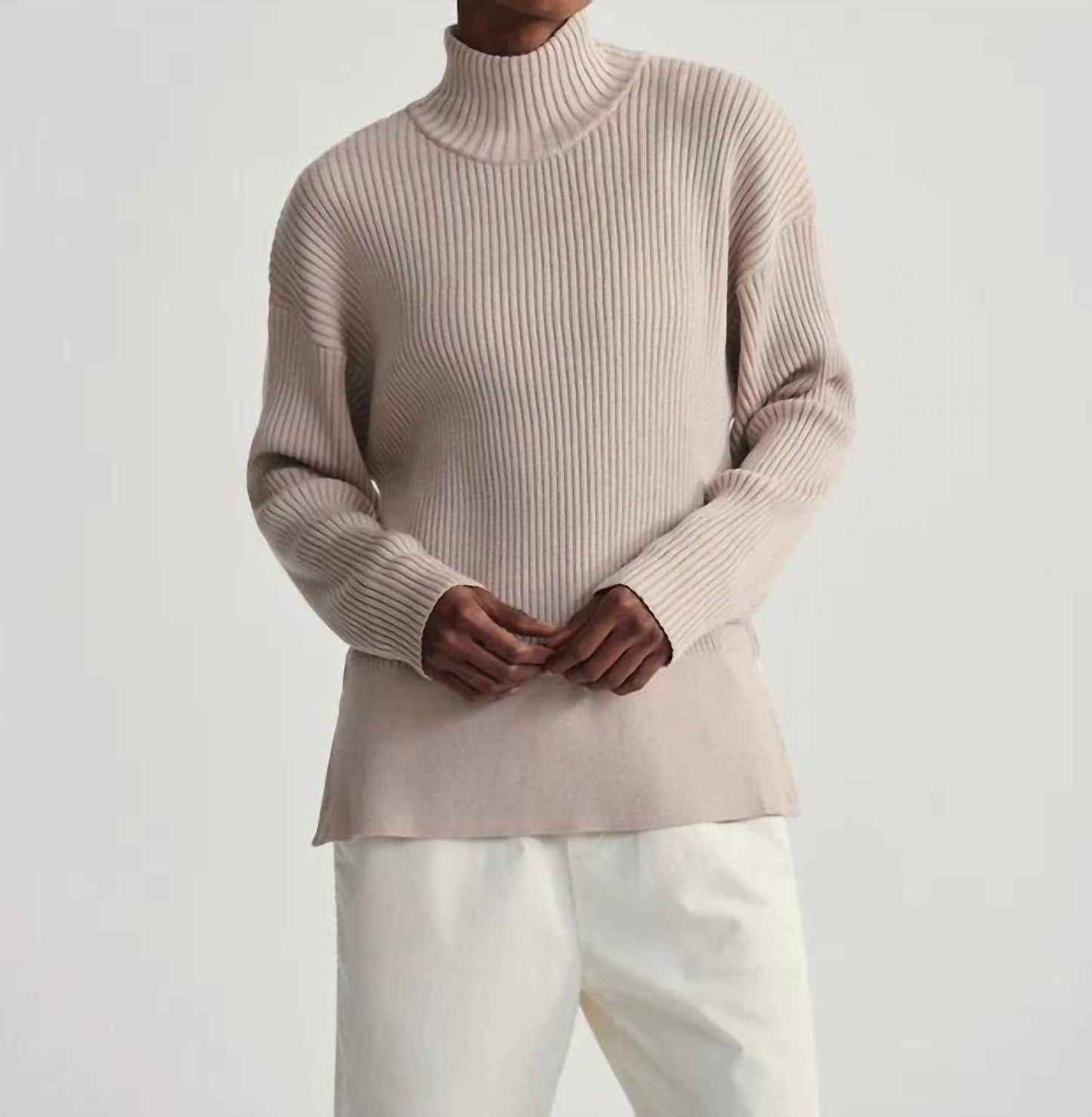 Varley - Mayfair Mock Neck Knit Sweater