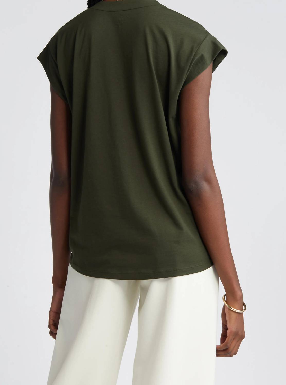 Frame - Le Mid Rise V-neck Tee