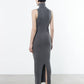 Enza Costa - CASHMERE RIB SLEEVELESS SWEATER DRESS
