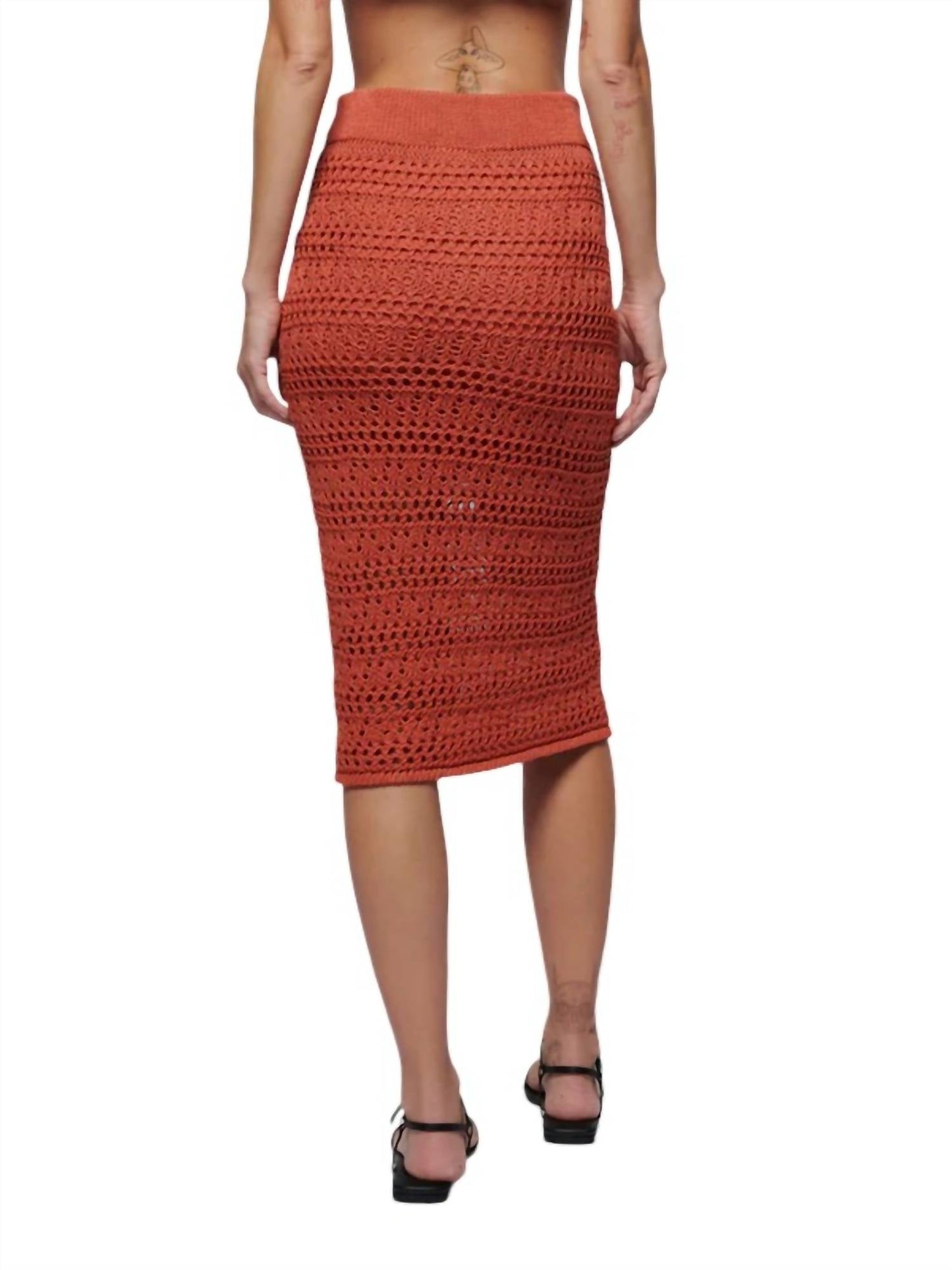 Nation Ltd - Driana Crochet Midi Skirt