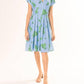 Area Stars - Floral Belted Dress