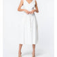 Ciebon - Carrie Embroidered Feather Midi Dress