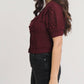 Endless Blu. - Colby Puff Sleeves Sweater