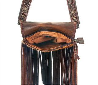 American Darling - Women's Genuine Leather Western Crossbody Bag