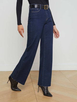 L'Agence - Scottie High Rise Wide Leg Jean