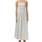 St. Agni - Gathered Strapless Tie Back Dress