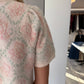 &Merci - Floral Short Sleeve Cardigan