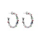 Daniela Salcedo - Women's Trufa Rainbow Hoop Earrings