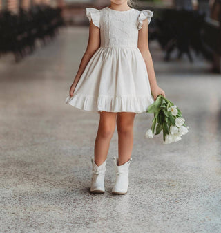 Only Little Once - Ethel Fancy Pinafore Dress