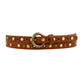 Amsterdam Heritage - Women's Chloe Vintage Studded Skinny Belt