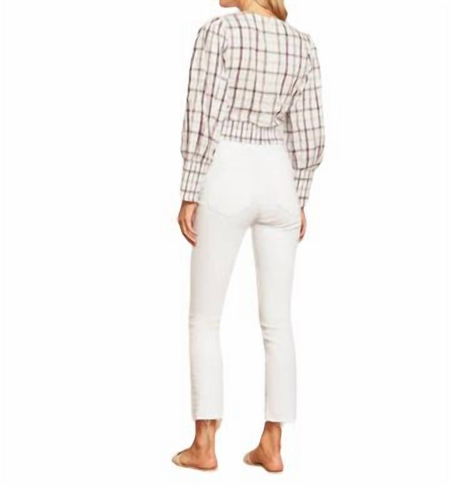 Veronica Beard - Carly Raw Hem Kick Flare Jeans