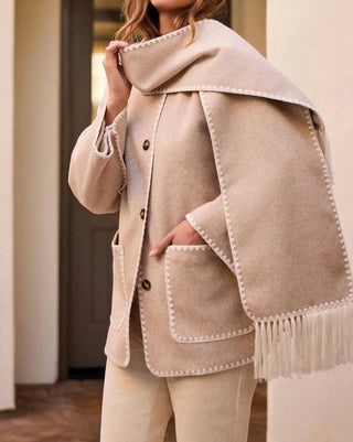 Tribal - Long Sleeve Button Front Coat