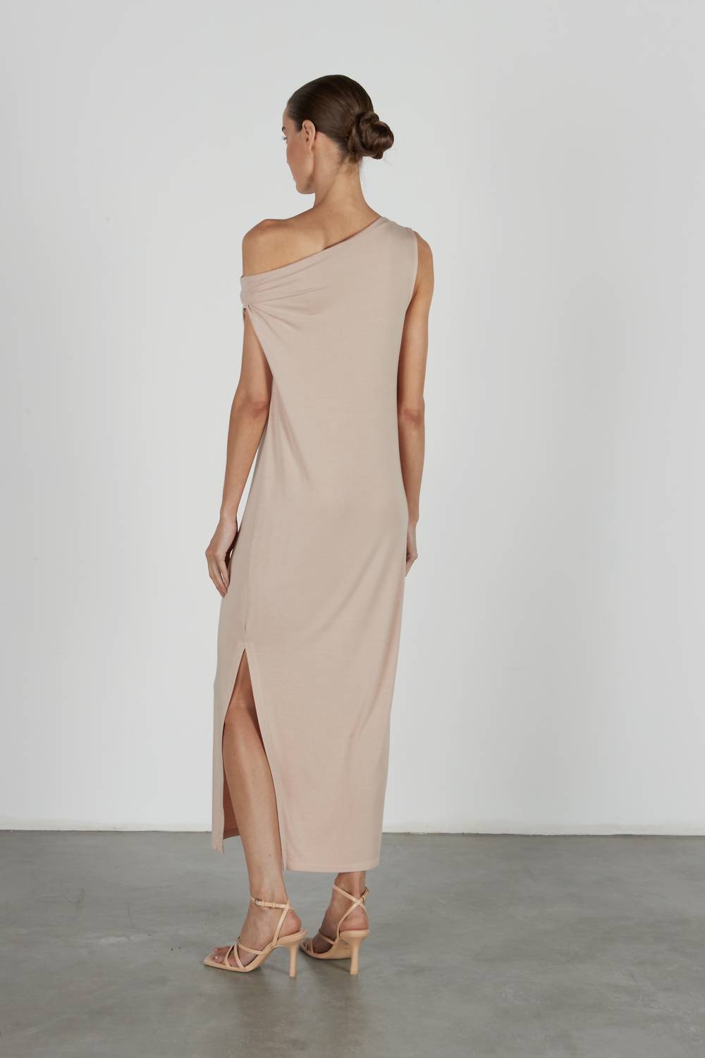 Enza Costa - Luxe Knit Exposed Shoulder Dress