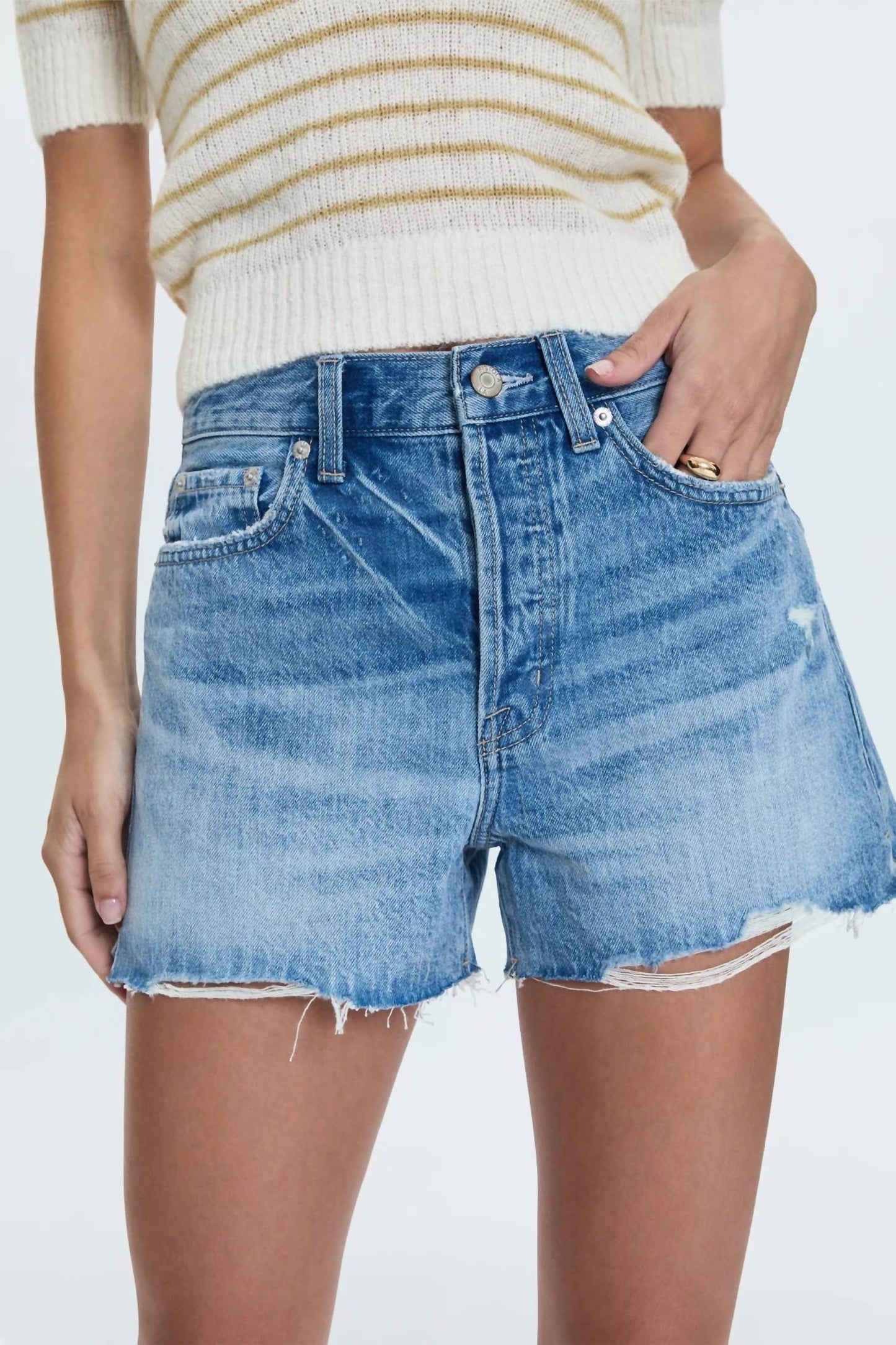 Pistola - Nova High Rise Cut Off Short