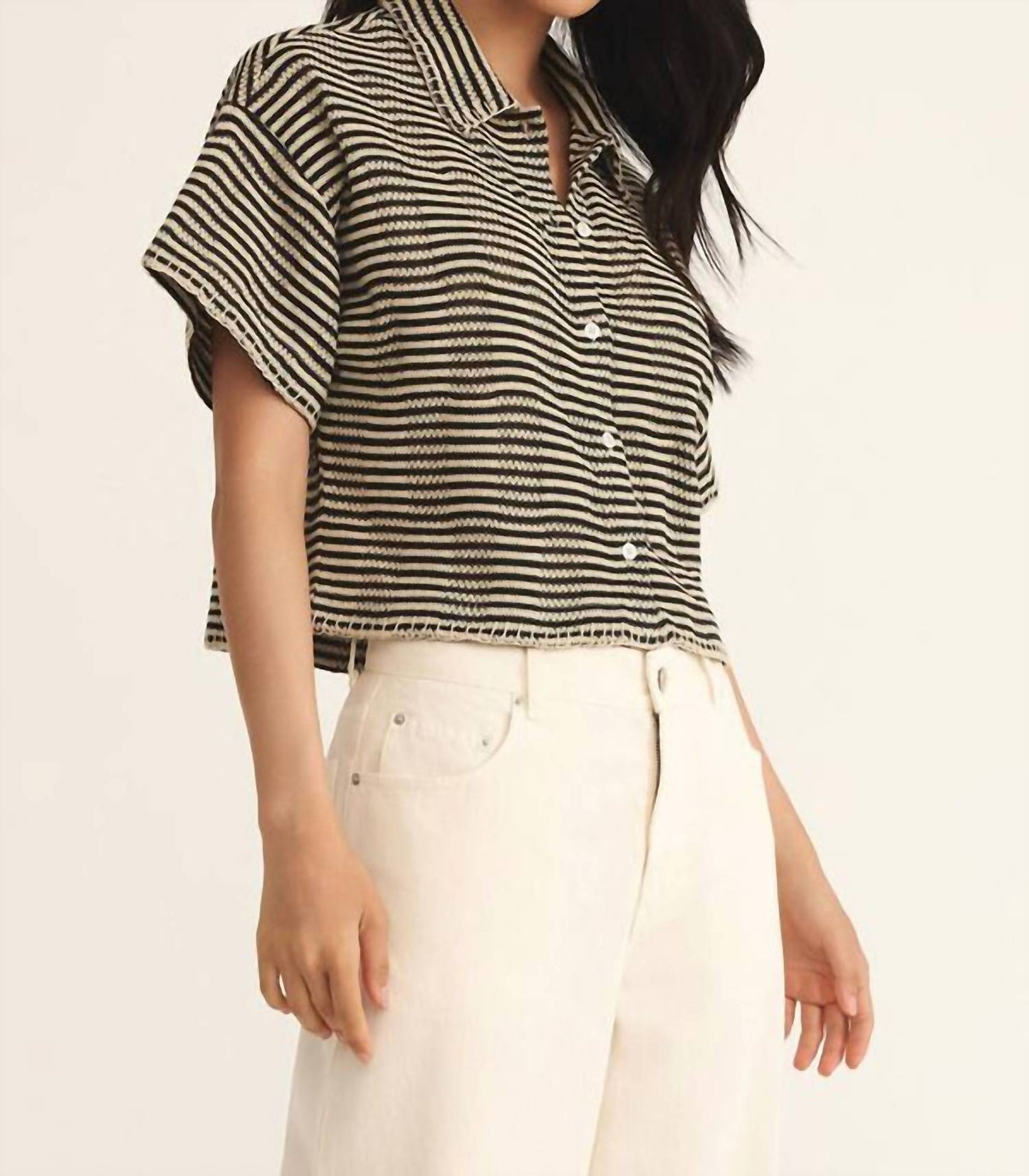 Z Supply - Monaco Crochet Button Up Shirt