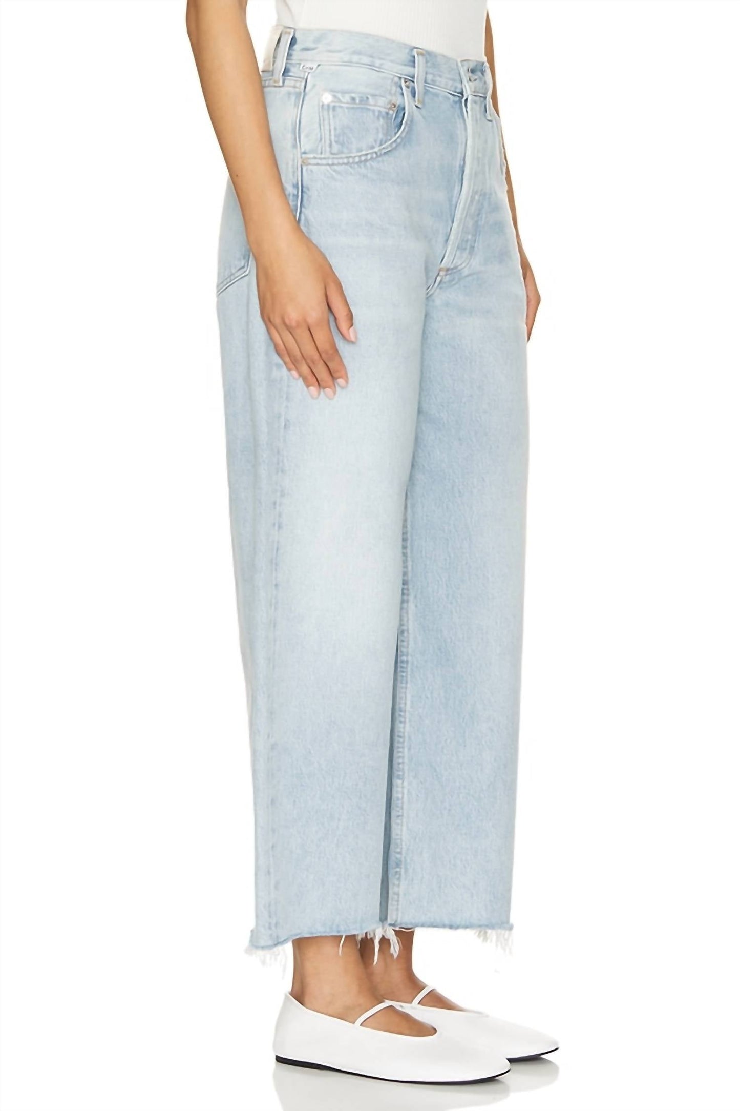 Citizens Of Humanity - Ayla Raw Hem Crop Jeans