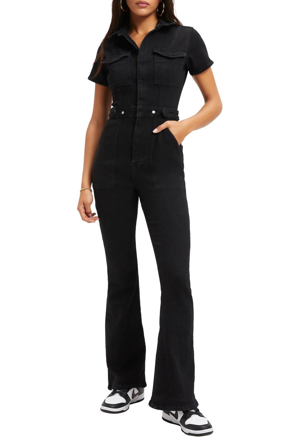 Good American - Fit For Success Bootcut Jumpsuit