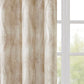 Printed Jacquard Grommet Top Total Blackout Curtain Panel