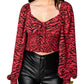 Buddylove - ISABELLE SMOCKED CROP TOP