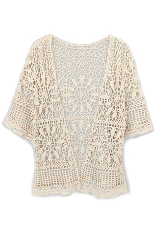 Do Everything In Love - Crochet Cover Up Poncho