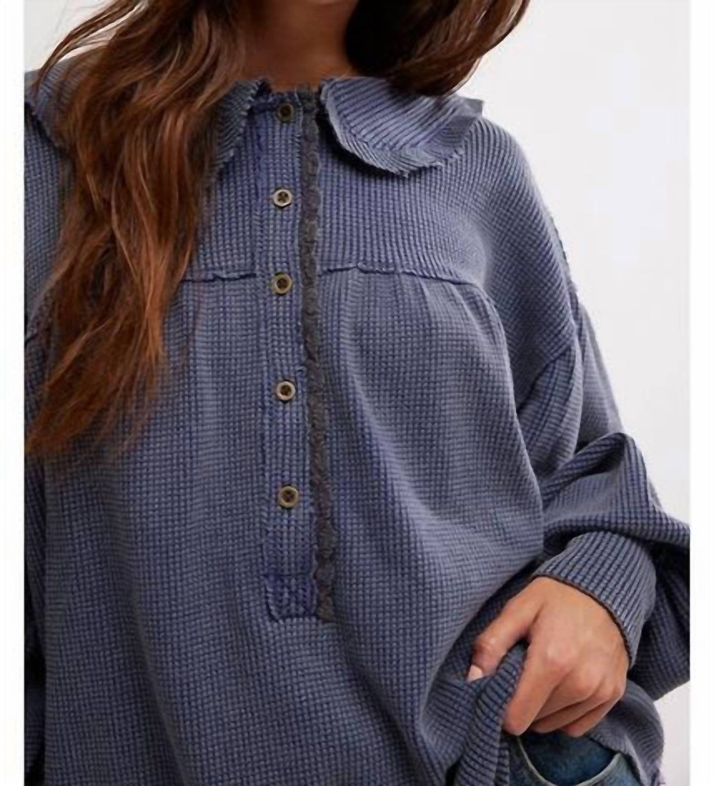 Free People - Queen Of Hearts Thermal Top