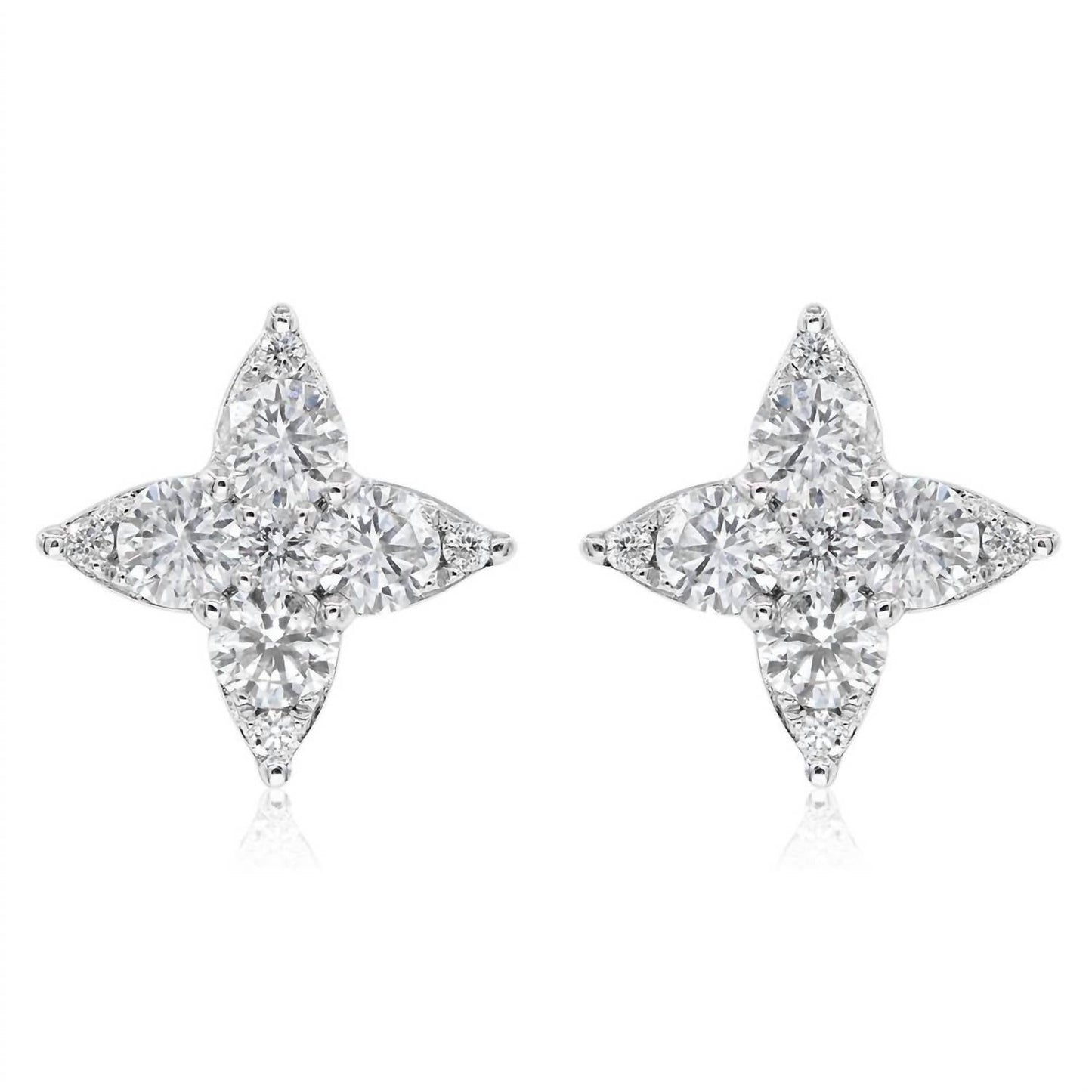 Diana M Jewels - 0.50 Cts Round Diamond Stud Earrings